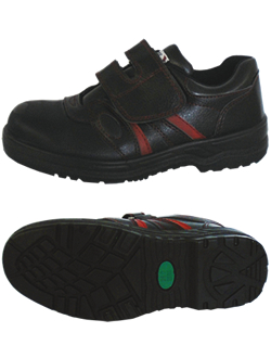 JW-755 safety shoes with hook-and-loop fasteners