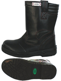 JW-777 safety half boots (with steel sheet for preventing a step)