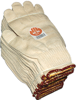 C217 All cotton work gloves thick cloth 12 pairs