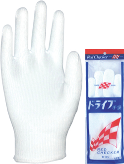 Gloves for driving 'Red checker'