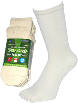 A-411 'Foot Fit' 5 пальцев 4 пары
