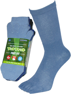 A-414 'Foot Fit' 5 пальцев 4 пары