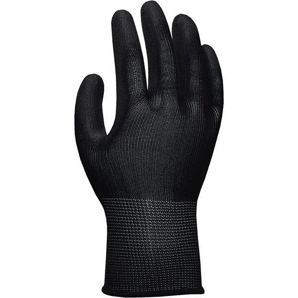 PU背抜き手袋10双組　ブラック　A-229