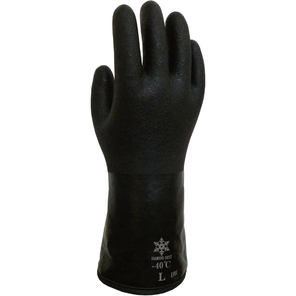 耐油サーモ一体型二重防寒　ブラック　AW-9410