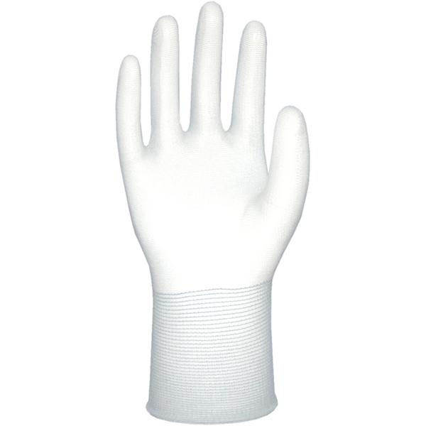 よく使うナイロン下ばき手袋13G10双組　ホワイト　A-22