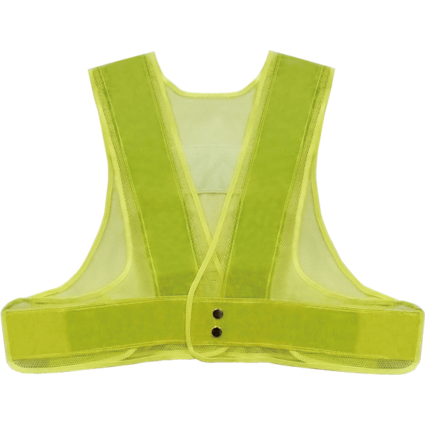 反射ベスト　ショート丈　イエロー×イエロー　A-586